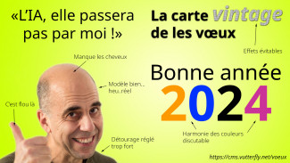 La carte de les vœux de 2024