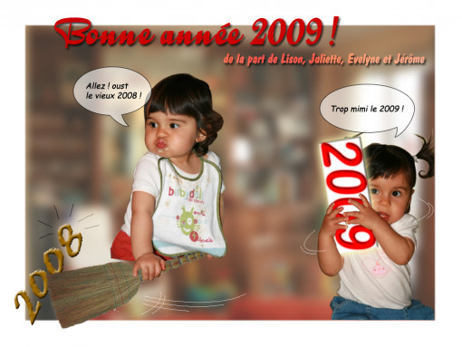 La carte de les voeux de 2009